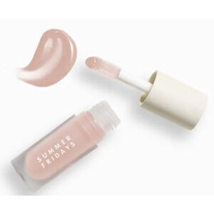 SUMMER FRIDAYS DREAM LIP OIL GLOSS 0.15 fl oz - NEW - BARE SAND